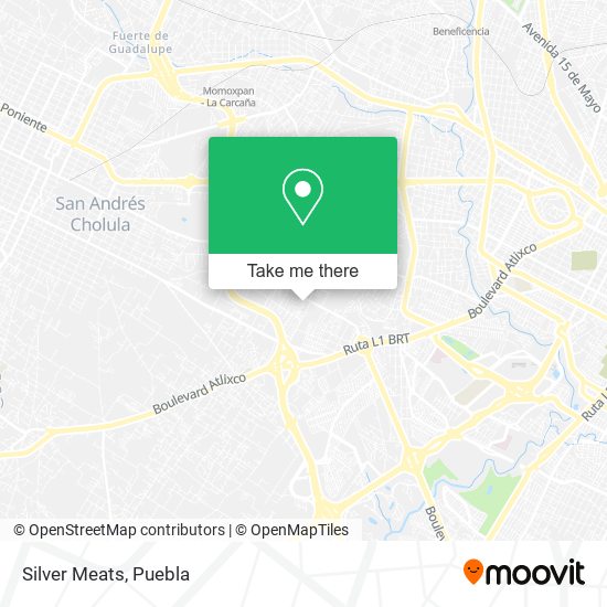 Mapa de Silver Meats