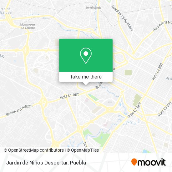 Mapa de Jardín de Niños Despertar