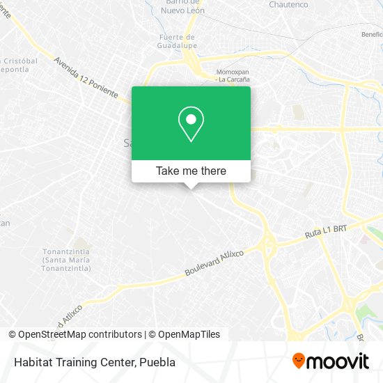 Mapa de Habitat Training Center