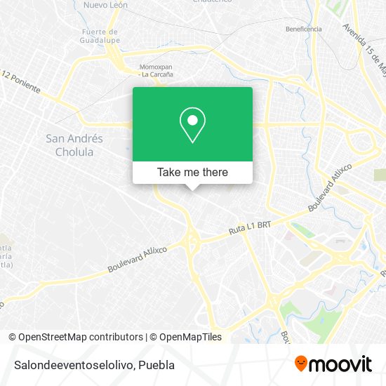 Mapa de Salondeeventoselolivo