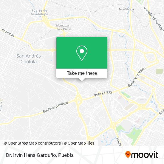 Dr. Irvin Hans Garduño map