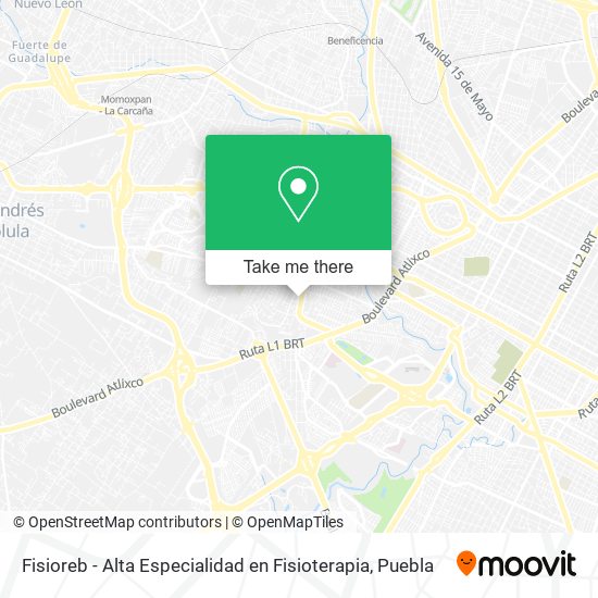 Fisioreb - Alta Especialidad en Fisioterapia map