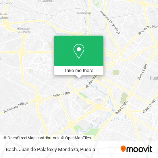Mapa de Bach. Juan de Palafox y Mendoza