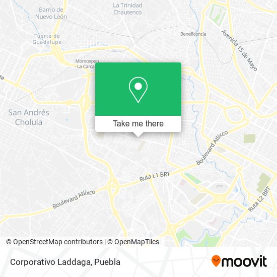 Corporativo Laddaga map