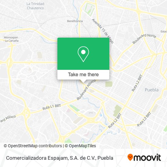 Comercializadora Espajam, S.A. de C.V. map
