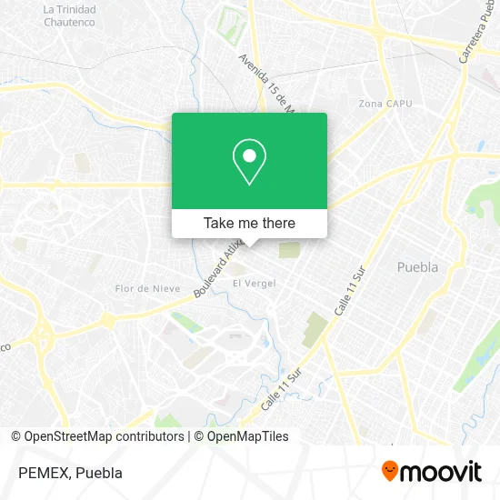 PEMEX map