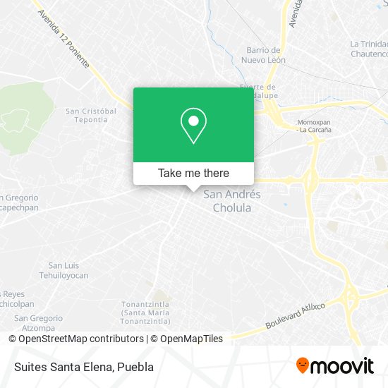 Mapa de Suites Santa Elena