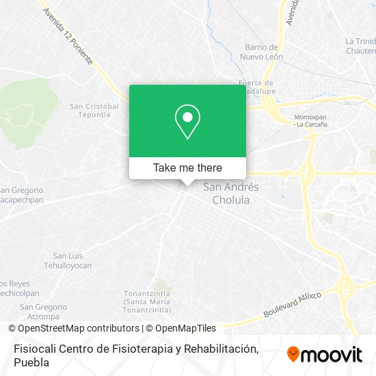 Mapa de Fisiocali Centro de Fisioterapia y Rehabilitación