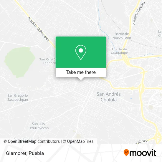 Glamoret map