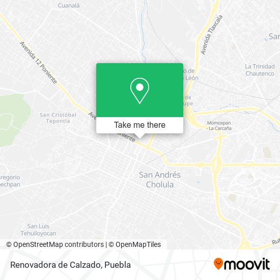 Renovadora de Calzado map