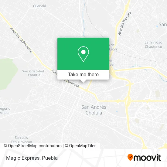 Magic Express map