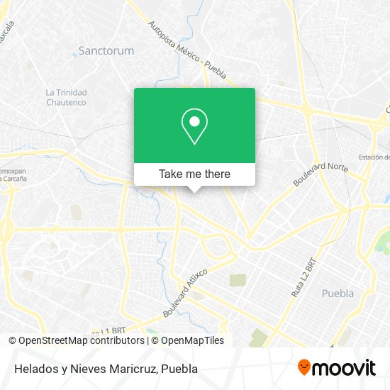 Helados y Nieves Maricruz map