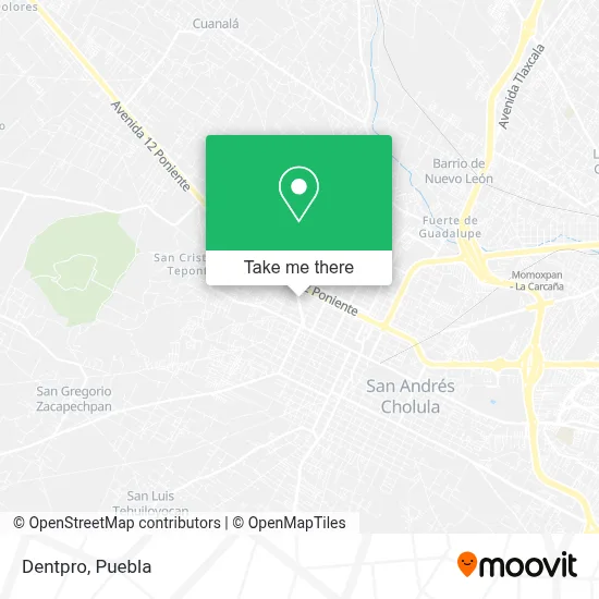 Dentpro map