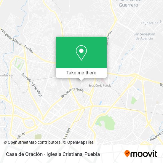 Casa de Oración - Iglesia Cristiana map