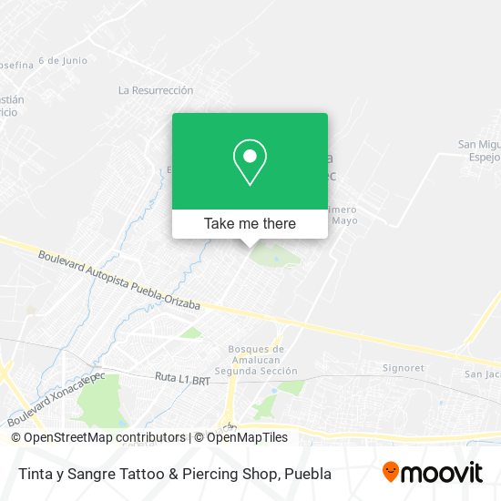 Tinta y Sangre Tattoo & Piercing Shop map