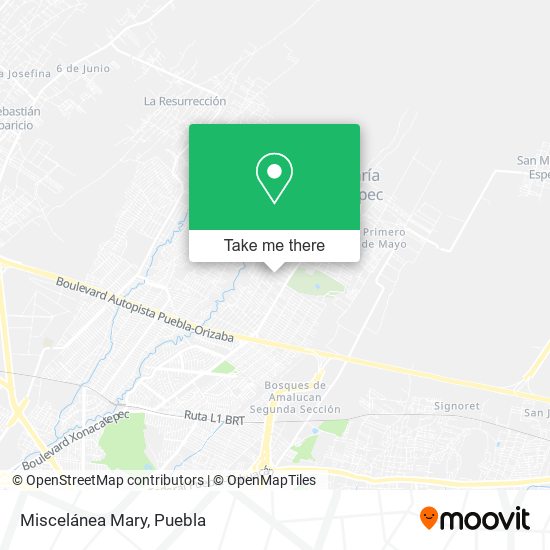 Mapa de Miscelánea Mary