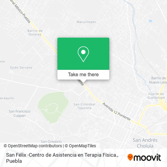San Félix -Centro de Asistencia en Terapia Física. map