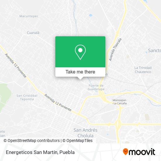 Mapa de Energeticos San Martín