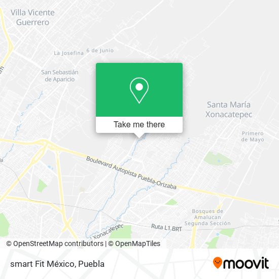 smart Fit México map