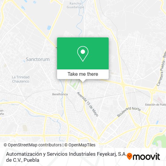 Mapa de Automatización y Servicios Industriales Feyekarj, S.A. de C.V.