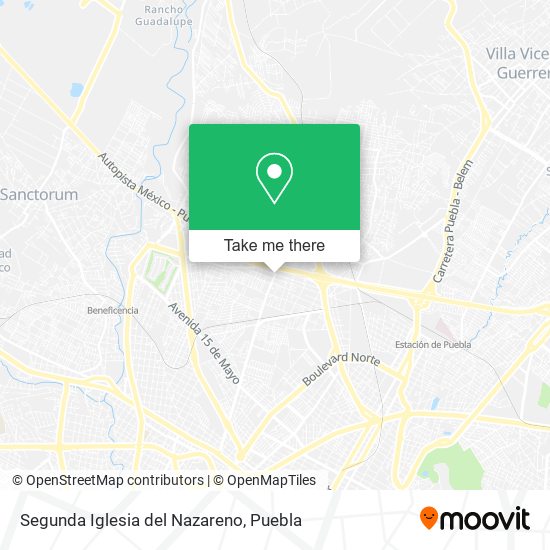 Segunda Iglesia del Nazareno map