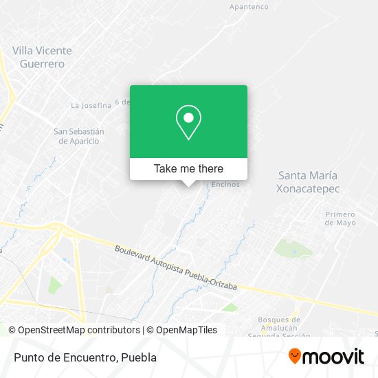 Punto de Encuentro map