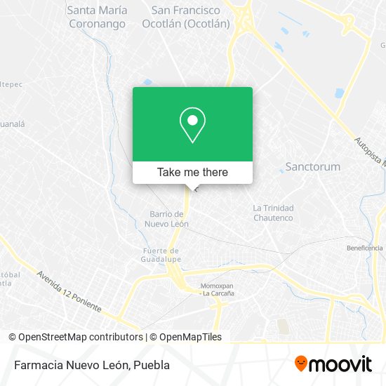 Farmacia Nuevo León map
