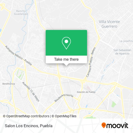 Mapa de Salon Los Encinos