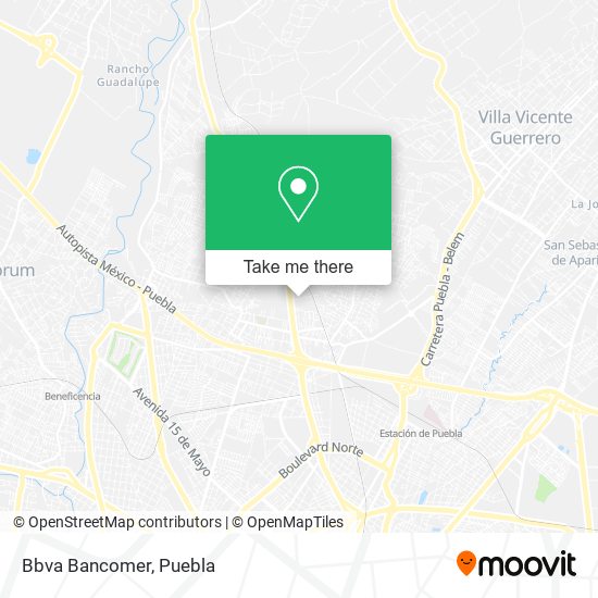 Bbva Bancomer map