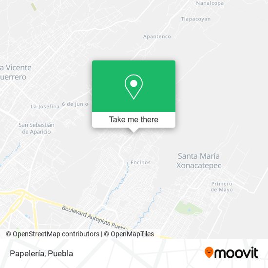 Mapa de Papelería