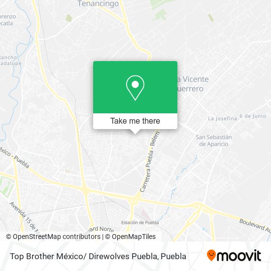Top Brother México/ Direwolves Puebla map