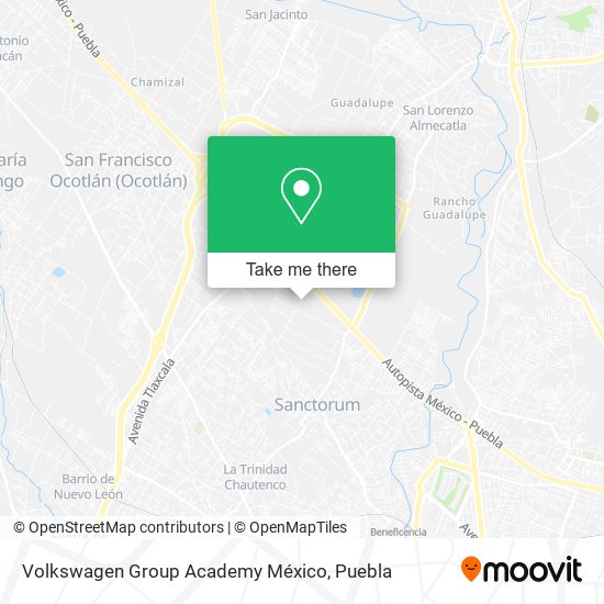 Mapa de Volkswagen Group Academy México