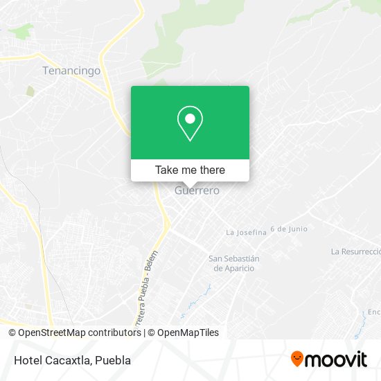 Mapa de Hotel Cacaxtla