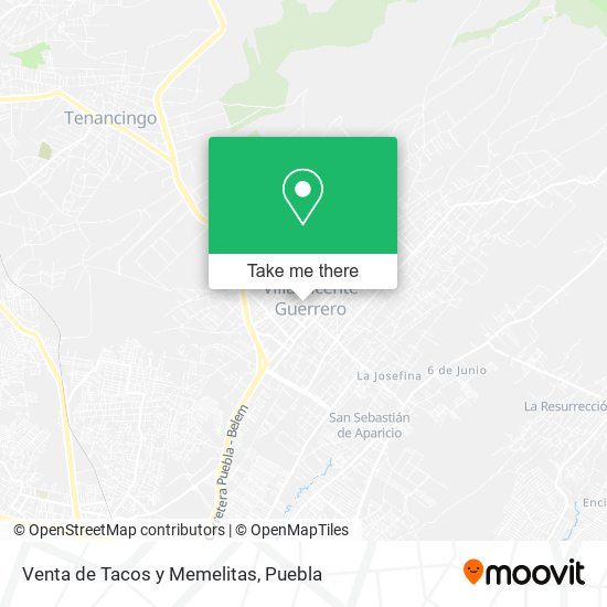 Venta de Tacos y Memelitas map