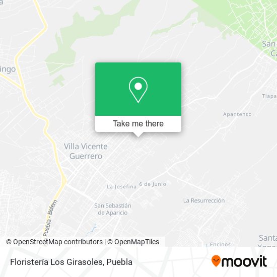 Floristería Los Girasoles map