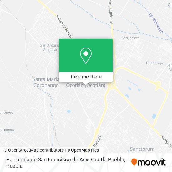 Parroquia de San Francisco de Asís Ocotla Puebla map