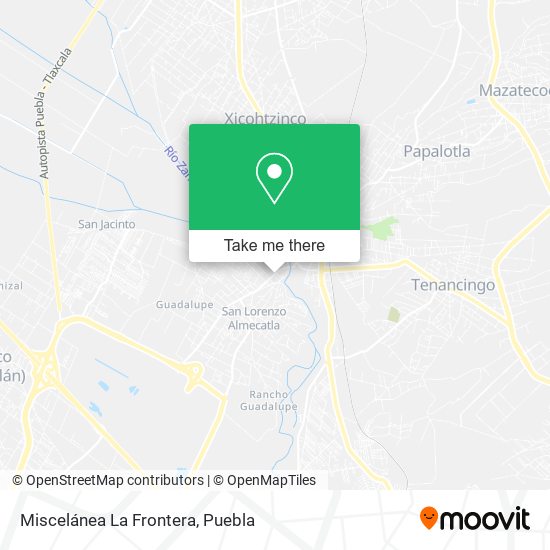Miscelánea La Frontera map