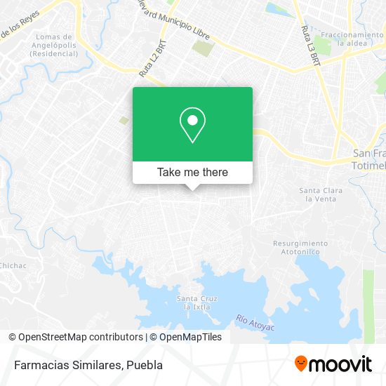 Farmacias Similares map