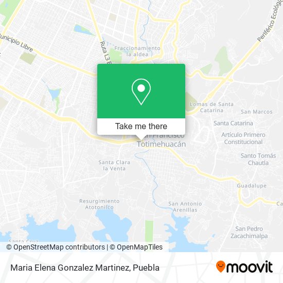 Maria Elena Gonzalez Martinez map