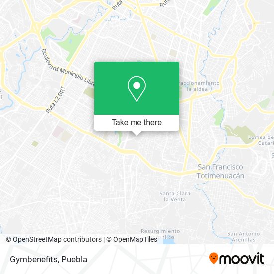 Gymbenefits map