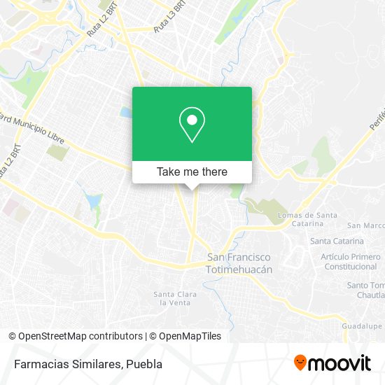 Farmacias Similares map