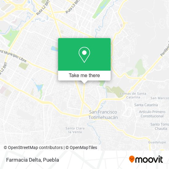 Mapa de Farmacia Delta