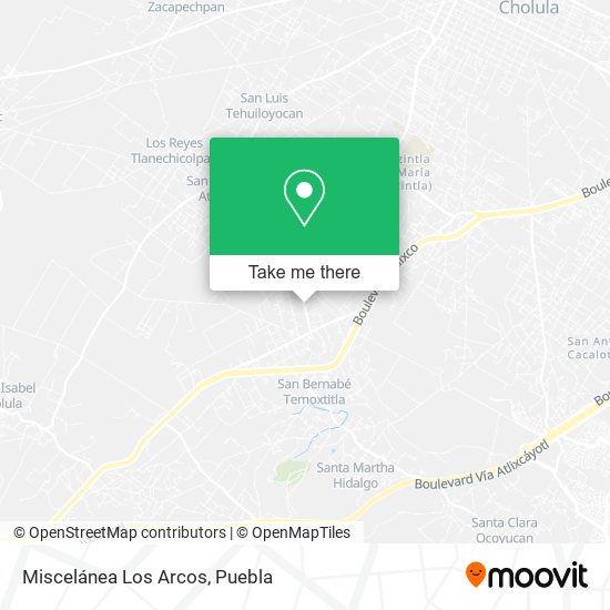 Miscelánea Los Arcos map