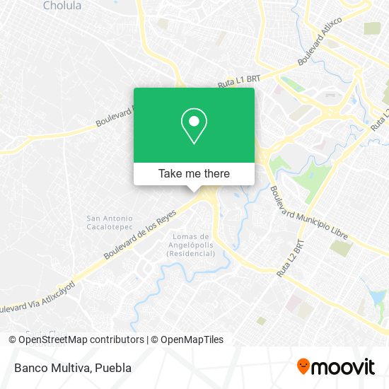 Banco Multiva map