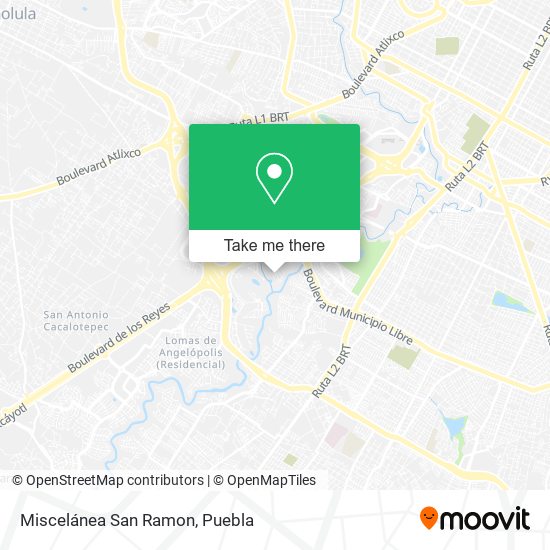 Mapa de Miscelánea San Ramon