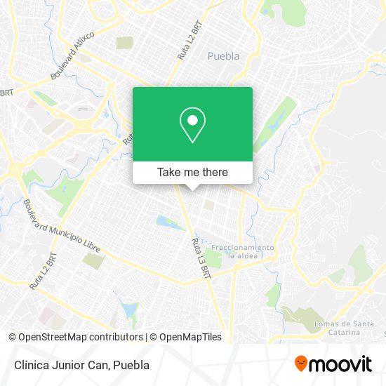 Clínica Junior Can map