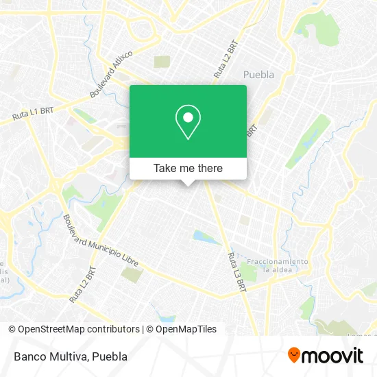 Banco Multiva map