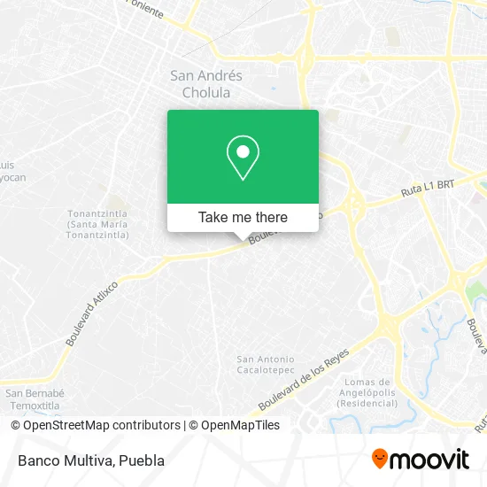 Banco Multiva map