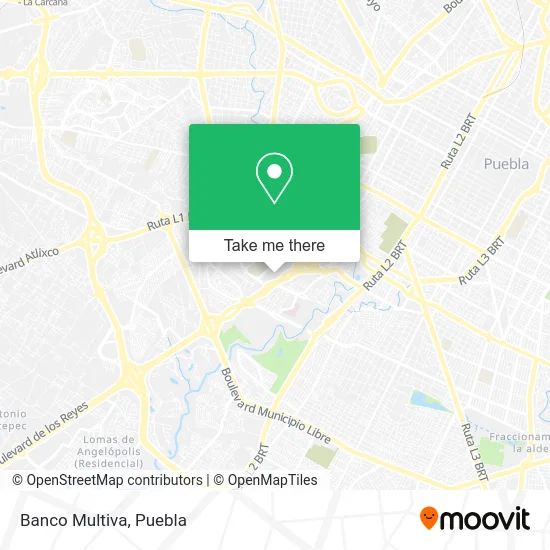Banco Multiva map