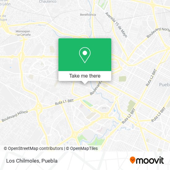 Mapa de Los Chilmoles